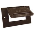 thumbnail image 1 of Bell Outdoor 5101-7 Bronze Single-Gang Weatherproof GFCI Box Cover, 1 of 1