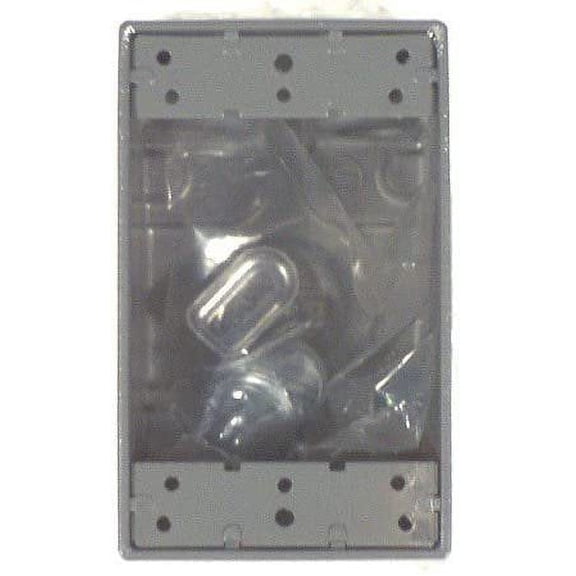 Bell Outdoor 5321-0 Gray Single Gang Weatherproof Box