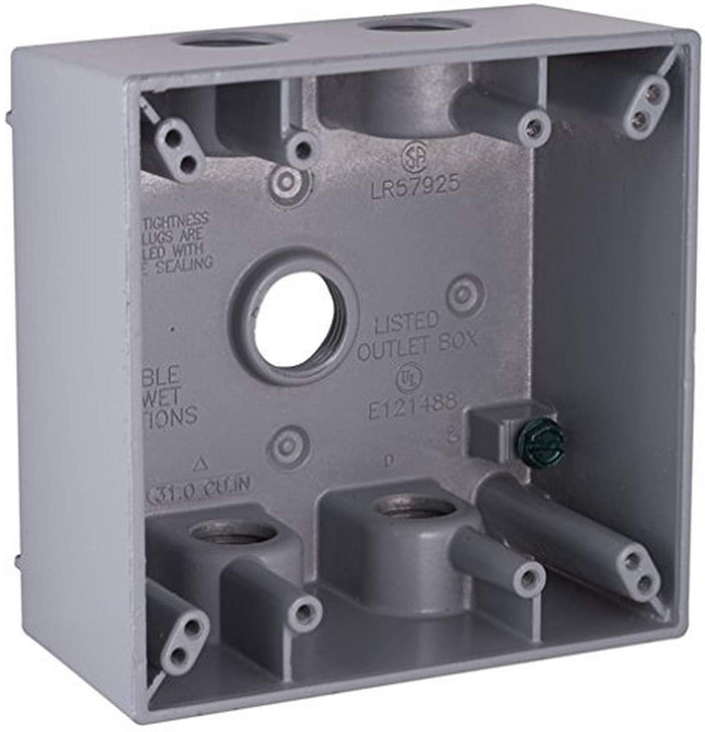 Bell Outdoor 5337-5 Two Gang Weatherproof Box - Walmart.com