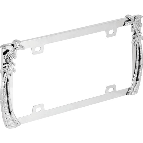 Bell Palm Trees License Plate Frame