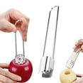 thumbnail image 1 of Bell Pepper Corer, Apple Corer, Fruit and Vegetable Corer Tool, Stainless Steel Apple Core Remover Tool with Ergonomic Handle, Practical Kitchen Gadget for Removing Fruit Vegetable Cores, 6X1.37inch, 1 of 6