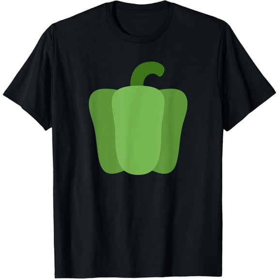 Bell Pepper T-Shirt men and women can wear, black, white, gifts