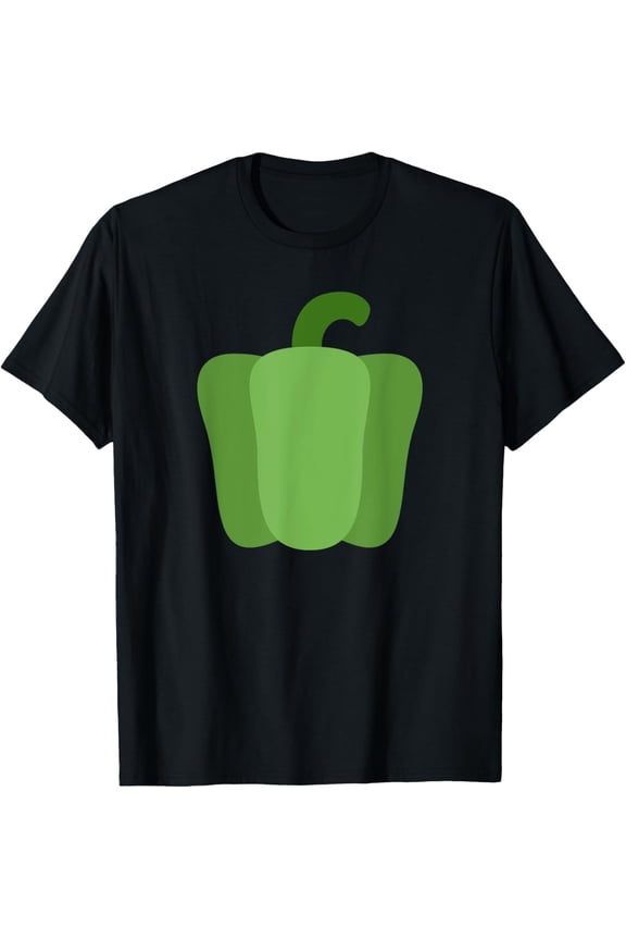 Bell Pepper T-Shirt men and women can wear, black, white, gifts