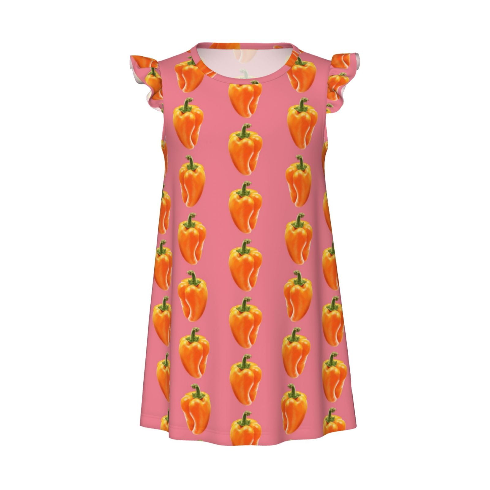 Bell Pepper hilarious Girls Nightgowns, Pajamas for Girls, Soft Flutter