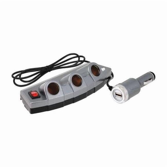Power Strip And USB Power Port,3 Outlet 39256-8