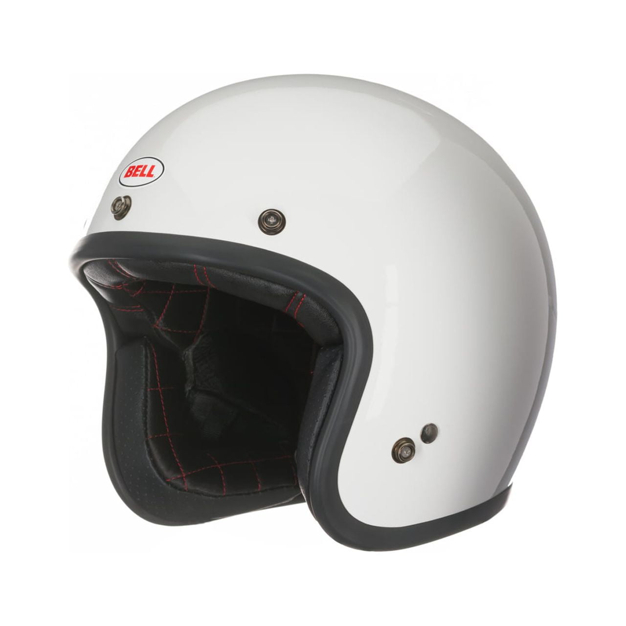 Bell Powersports Custom 500 Open Face Helmet Solid Colors White XL 