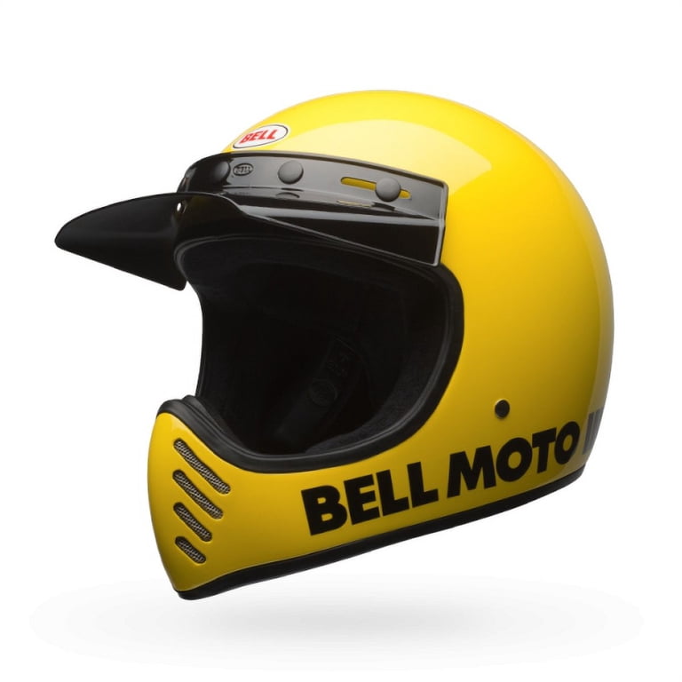 Bell Powersports Moto 3 Classic Helmet Yellow M 7080637 - Walmart.com