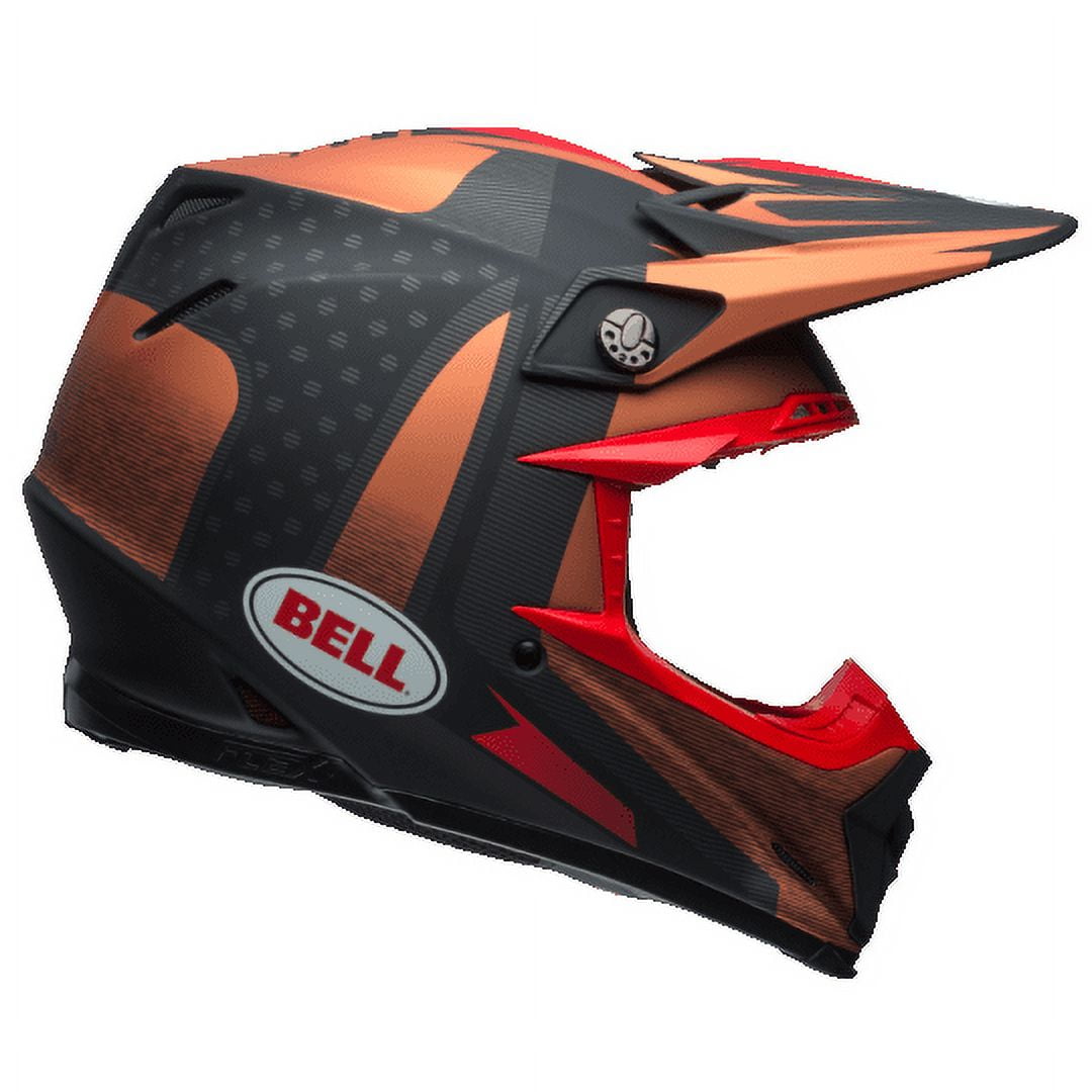 Capacete Bell Moto-9 Carbon Flex Vice Azul/Vermelho