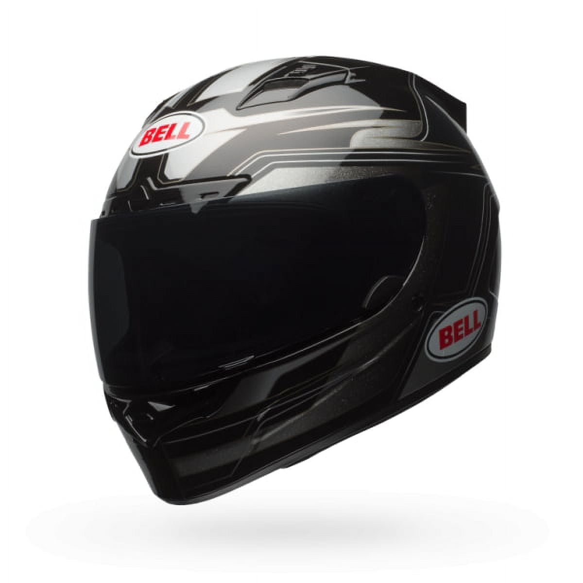 Bell Powersports Vortex Marker Helmet Black/Silver M 7081077