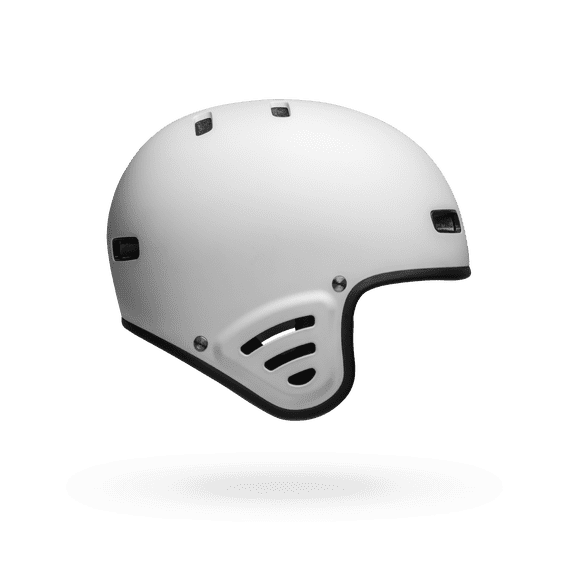 Bell Racket Adult BMX Bike Helmet - Matte White - Size L (5961.5 cm)