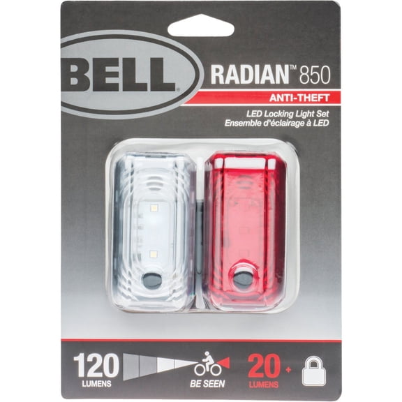 Bell Radian 850 Plastic Locking Light Set Red/White