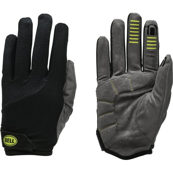 Bell Ramble 650 Full Finger Performance Cycling Gloves - Black/Grey - L/XL