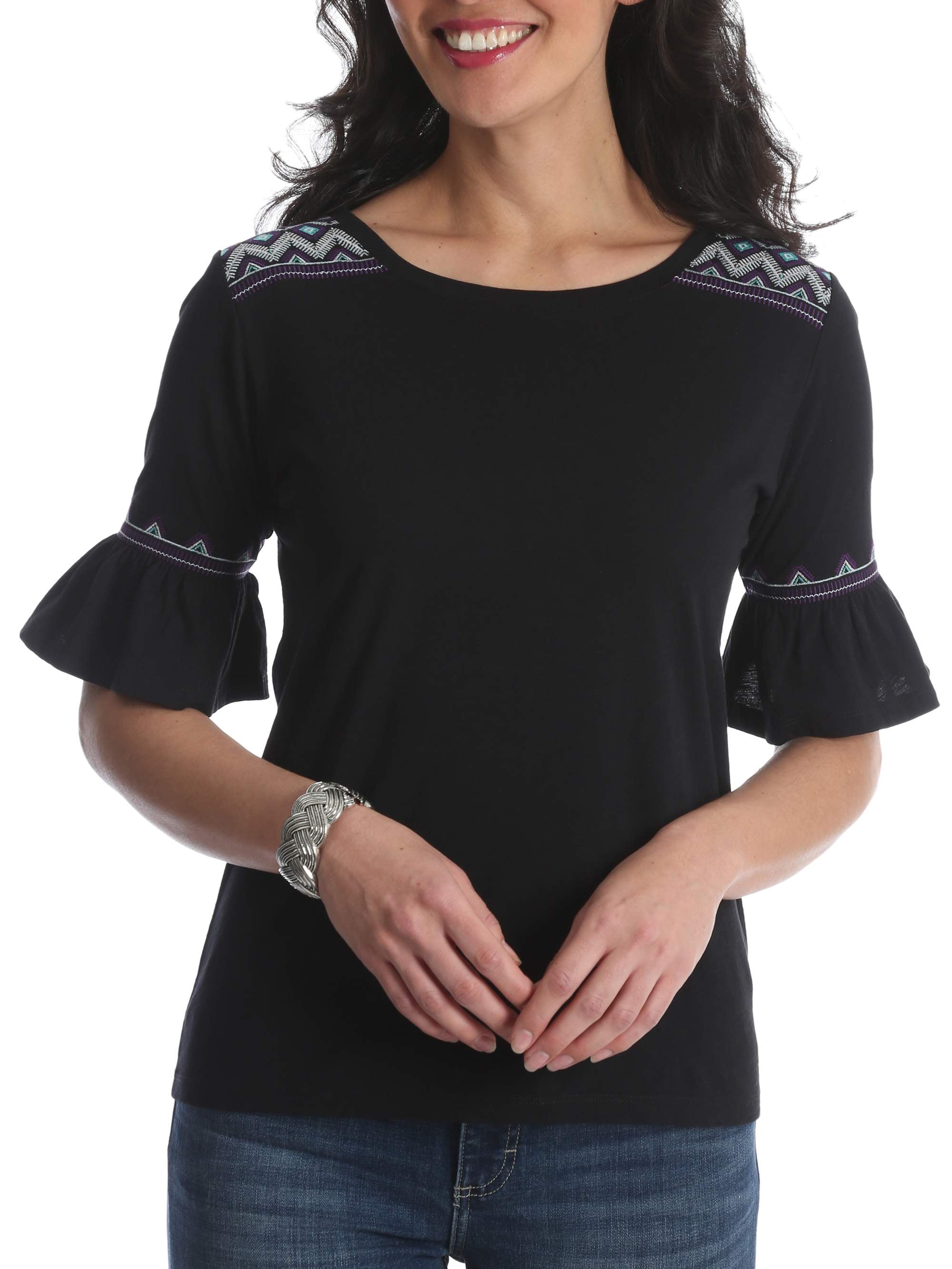 Bell Sleeve Knit Top