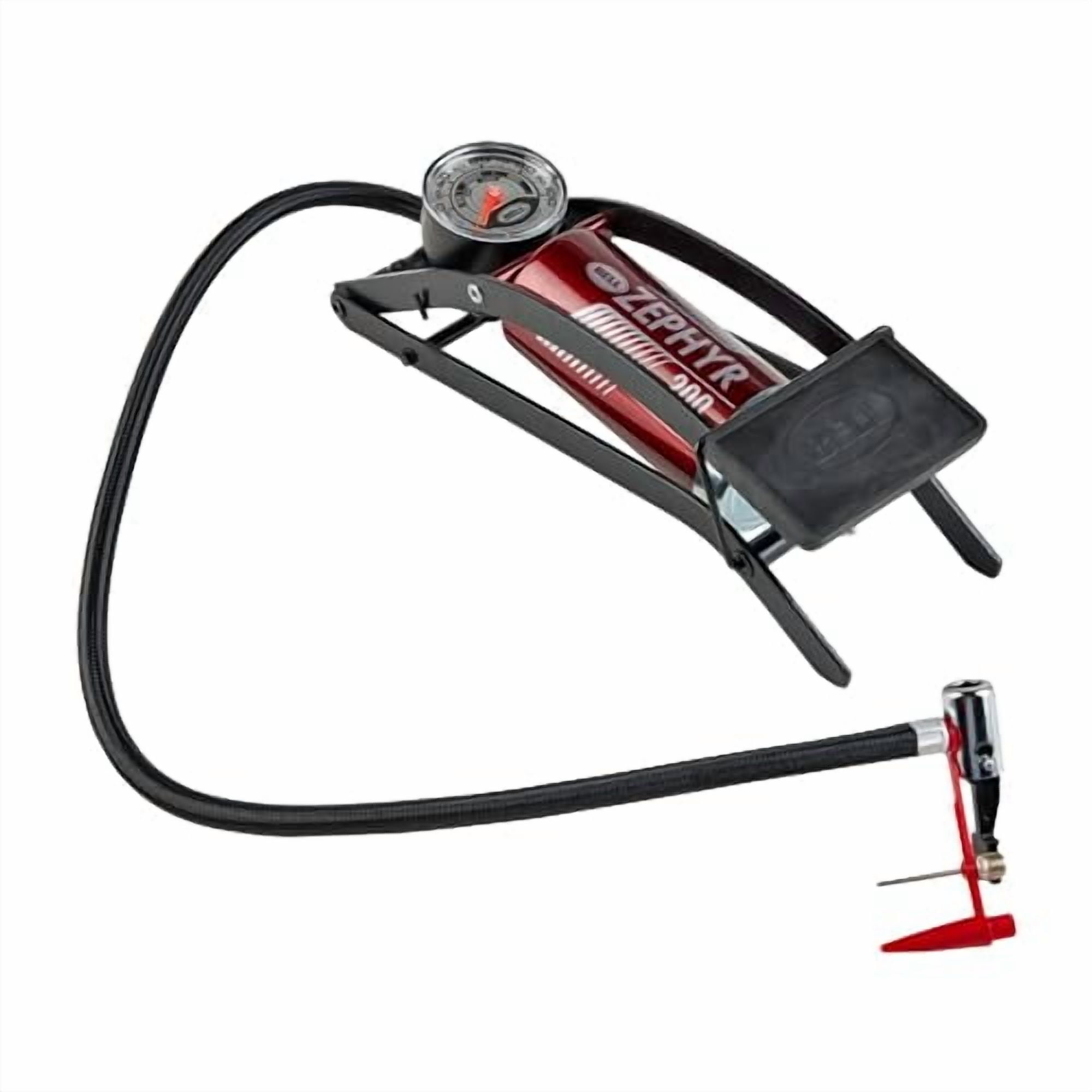 Bell Sports Zephyr 200, 100 PSI Bicycle Foot Pump, Portable Bike