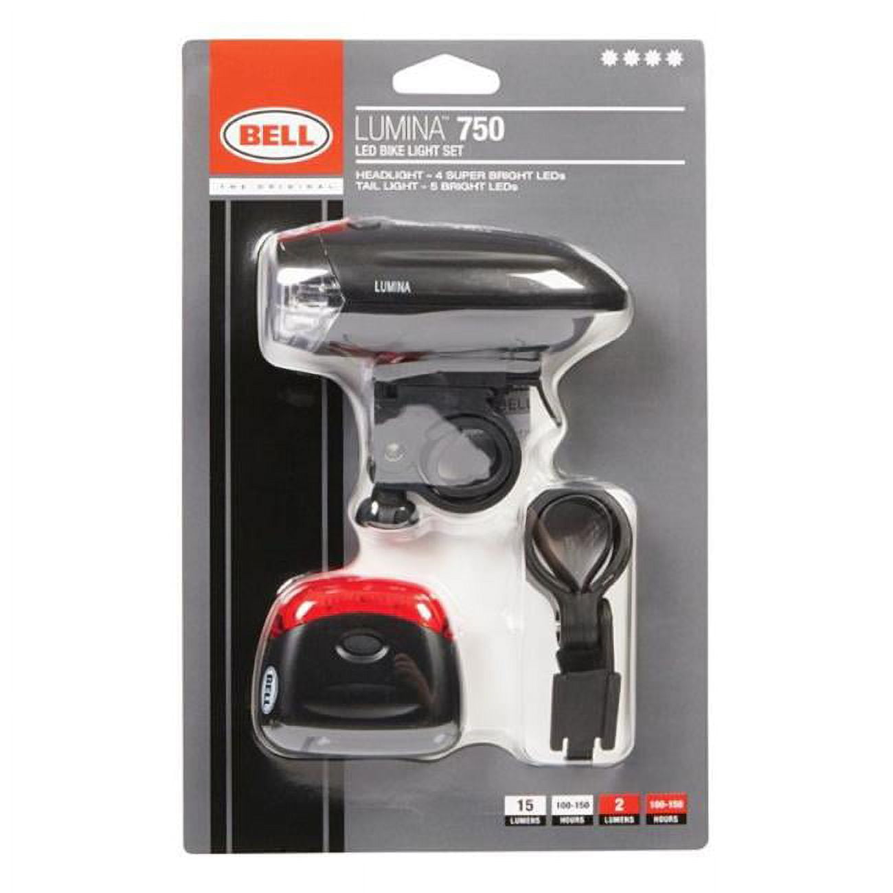 Bell Sports 7070567 Lumina 750 Bike Light Set Black - Walmart.com