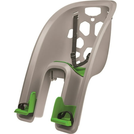Bell Sports Adjustable Shell Rear Child Carrier Bicycle Seat, Gray