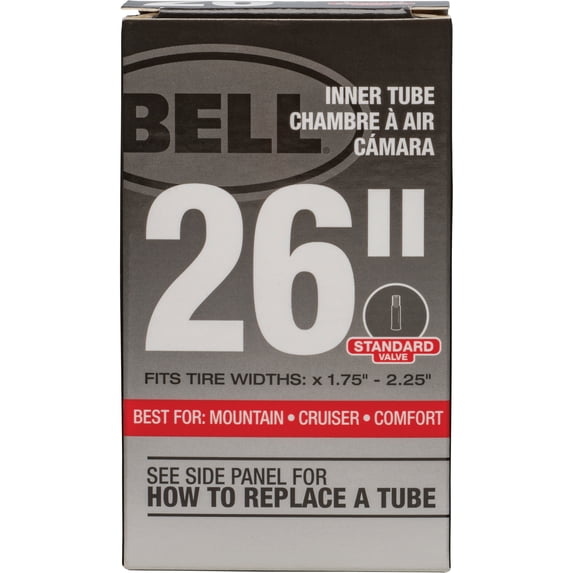 2 Inch Bell Bell Sports Butyl Rubber Bicycle Tube 26 Inch x 1.75 to 2.25 Inch ...