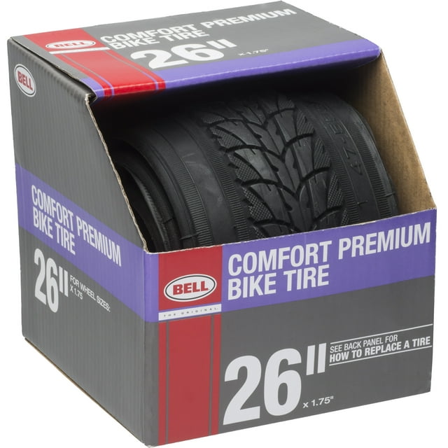 Bell Sports Comfort Roundabout Premium Commuter Tire, 26" x 1.75", Black