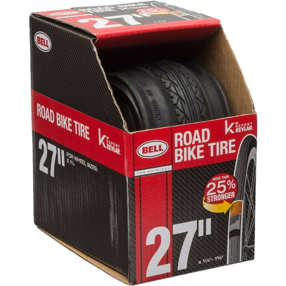 Bell Sports Inertia Road Bike Tire with Kevlar, 27" x 1.25", Black