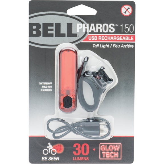 Bell Sports Pharos 150 LED USB Rechargeable Bicycle Light - Pack of 2