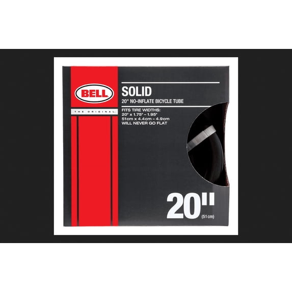 Bell Sports Solid 20 In Bicycle Tube with NOMORFLAT Technology