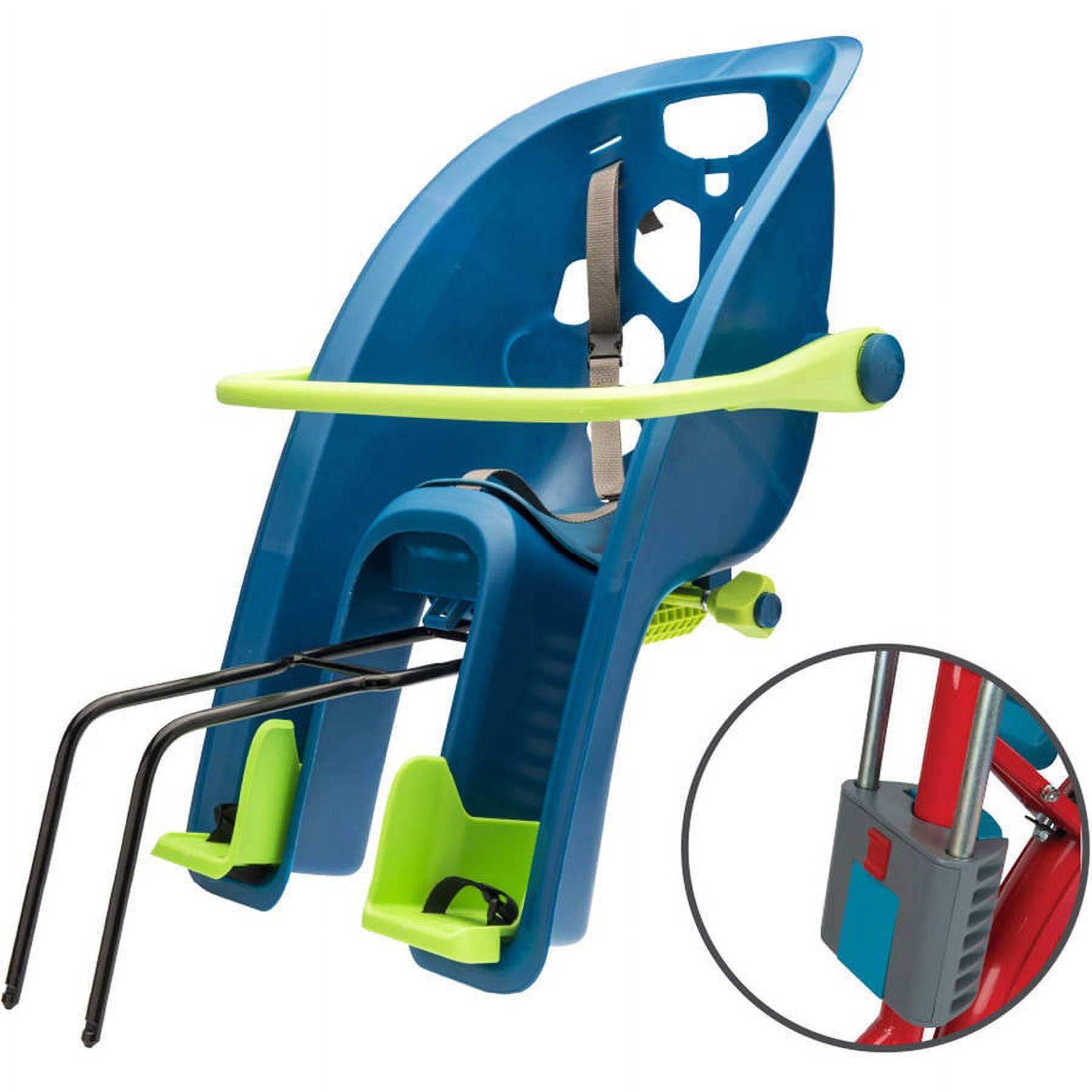 Bell Sports Super Shell 3 in 1 Rear Child Carrier Bicycle Seat Teal Blue Walmart