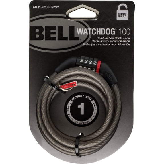Bell Sports Watchdog Preset Combination Bicycle Lock - Pack of 2