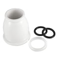 thumbnail image 1 of Bell Spout Nut and Rings Replacement Kit - White, 1 of 2