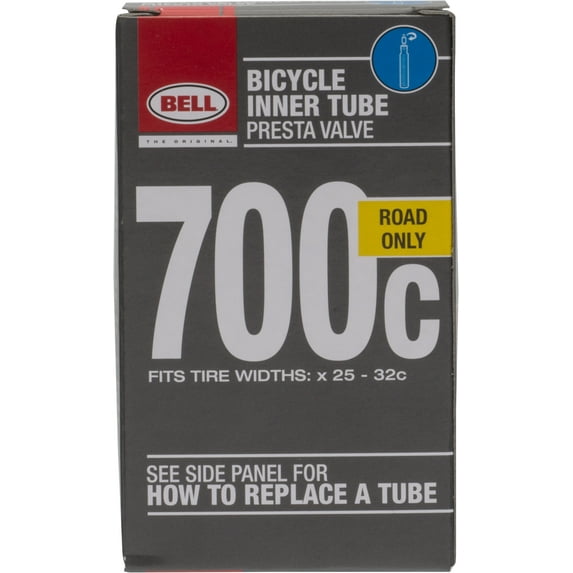 Bell Standard Presta Bicycle Inner Tube, 700c x 25-32c