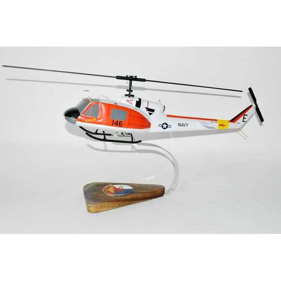 Bell® TH-1L Huey, HT-8 Eight Ballers, 16" Mahogany Scale Model