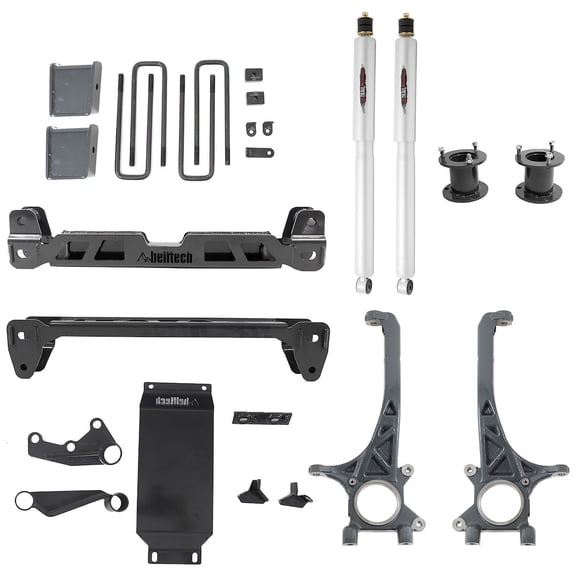 Bell Tech 154301BK4 Trail Performance LIFT KIT Fits select: 2021 TOYOTA TACOMA DOUBLE CAB/SR/SR5/TRD SPORT/TRD OFF ROAD/TRD PRO, 2017 TOYOTA TACOMA ACCESS CAB/SR5/TRD SPORT/TRD OFF ROAD