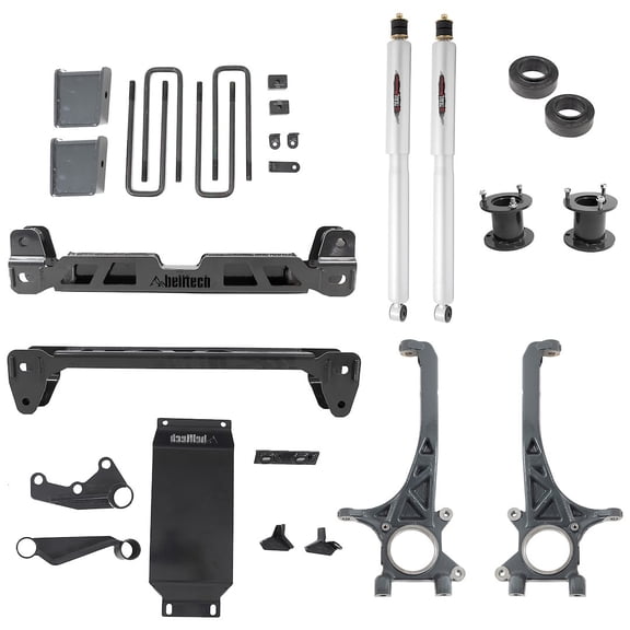 Bell Tech 154301BK6 Trail Performance LIFT KIT Fits select: 2021 TOYOTA TACOMA DOUBLE CAB/SR/SR5/TRD SPORT/TRD OFF ROAD/TRD PRO, 2017 TOYOTA TACOMA ACCESS CAB/SR5/TRD SPORT/TRD OFF ROAD