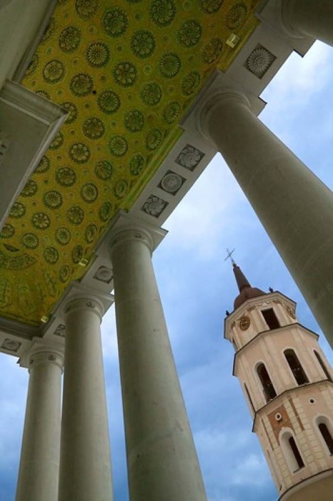 Bell Tower of the Cathedral Vilnius Lithuania Canvas Art - Keren Su DanitaDelimont (23 x 34)
