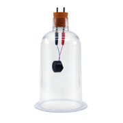 Bell in Vacuum Experiment - Demonstrate Sound Wave Properties in a Vacuum - Includes Acrylic Bell Jar, Rubber Stopper with Lead Plugs, Electric Buzzer - Eisco Labs