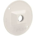 thumbnail image 1 of Bell Weatherproof Round Cover 1-1/2 Outlet White 5193-1, 1 of 2