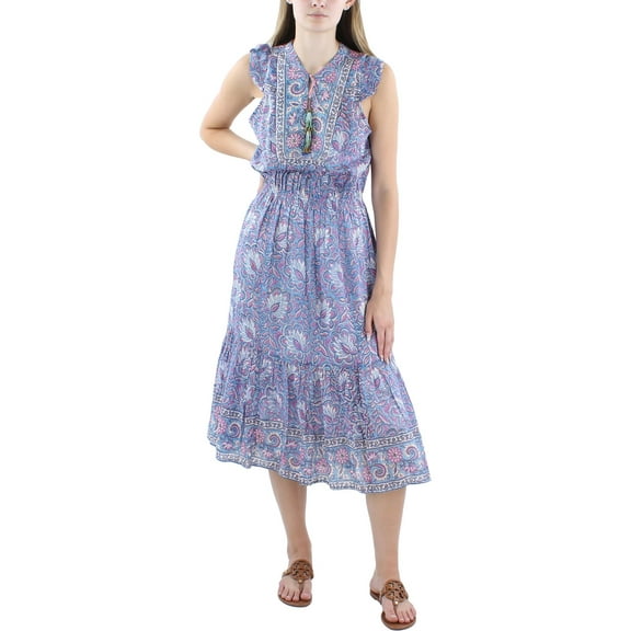 Bell Womens Silk Blend Maxi Maxi Dress