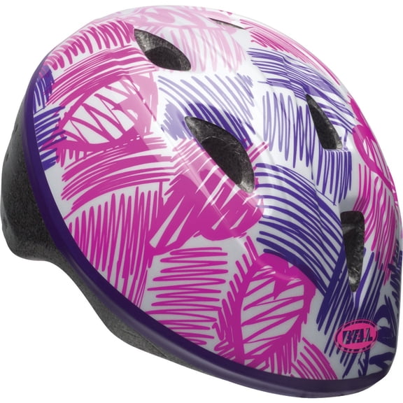 Bell Zoomer Bike Helmet - Pink & Purple, Zoomer - Scribble Hearts 7095428.0 Large — Residential Use, Standard Application