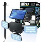 Bell and Howell Bionic Floodlight Solar Powered LED Lights Motion Sensor 270° Angle Solar Light