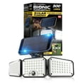 thumbnail interactive-video image 1 of Bell+Howell Bionic Flood Light AS SEEN ON TV, 500 Lumen Deluxe Version Bionic Floodlight, LED Solar Flood Lights Outdoor Motion Sensor Waterproof Solar Security Lights with 360° 3 Panel Design, 1 of 8