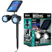 Bell and Howell Bionic Spotlight Duo Solar Outdoor Security Light 360 Angle, Solar powered LED Lights