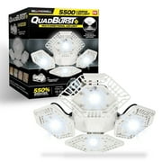 Bell and Howell Quadburst Garage Light 4 Panel LED Bright Lights 5500 Lumens as Seen on TV