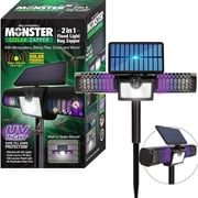Bell + Howell Solar Bug Zapper Kit, Indoor & Outdoor, 150 Sq Ft, Hanging, Solar Charge, Mosquitoes Zapper, Black, 1 Count