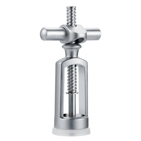 Bell corkscrew with extractor, Monopol Edition, Steel/Cast zinc,