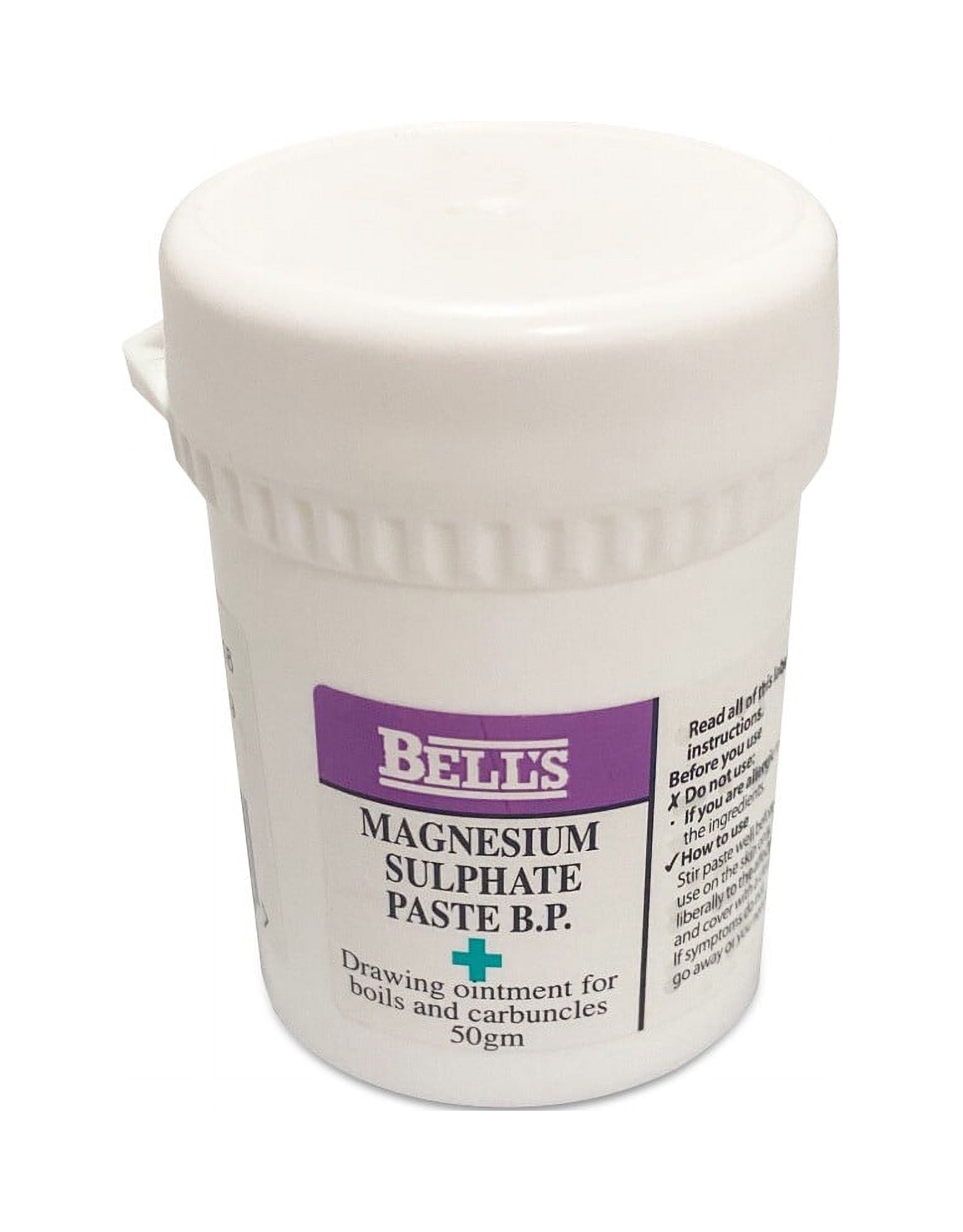 Bell's Magnesium Sulphate Paste Ointment Boils Reduce Inflammation Skin Care 50g
