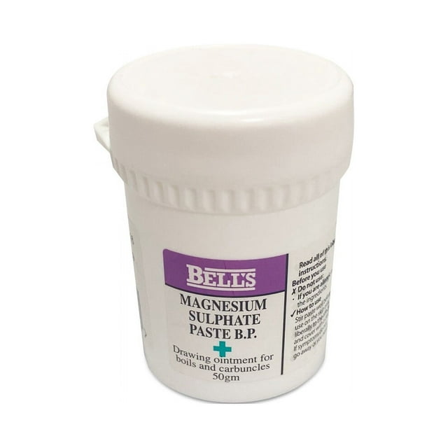 Bell's Magnesium Sulphate Paste Ointment Boils Reduce Inflammation Skin Care 50g