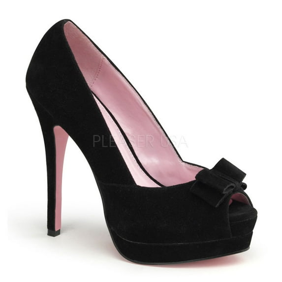 Bella-10, 5 1/4" Heel, 3/4" Peep Toe Pump Shoes