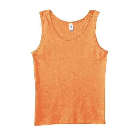 Bella 1080 Tank Top Women Junior's Sleeveless Baby Rib Wide Strap