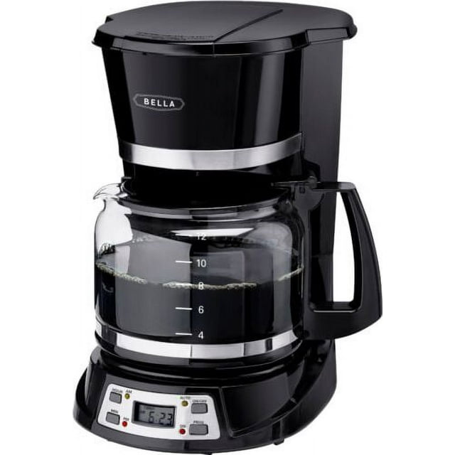 Bella 12Cup Programmable Coffee Maker Black