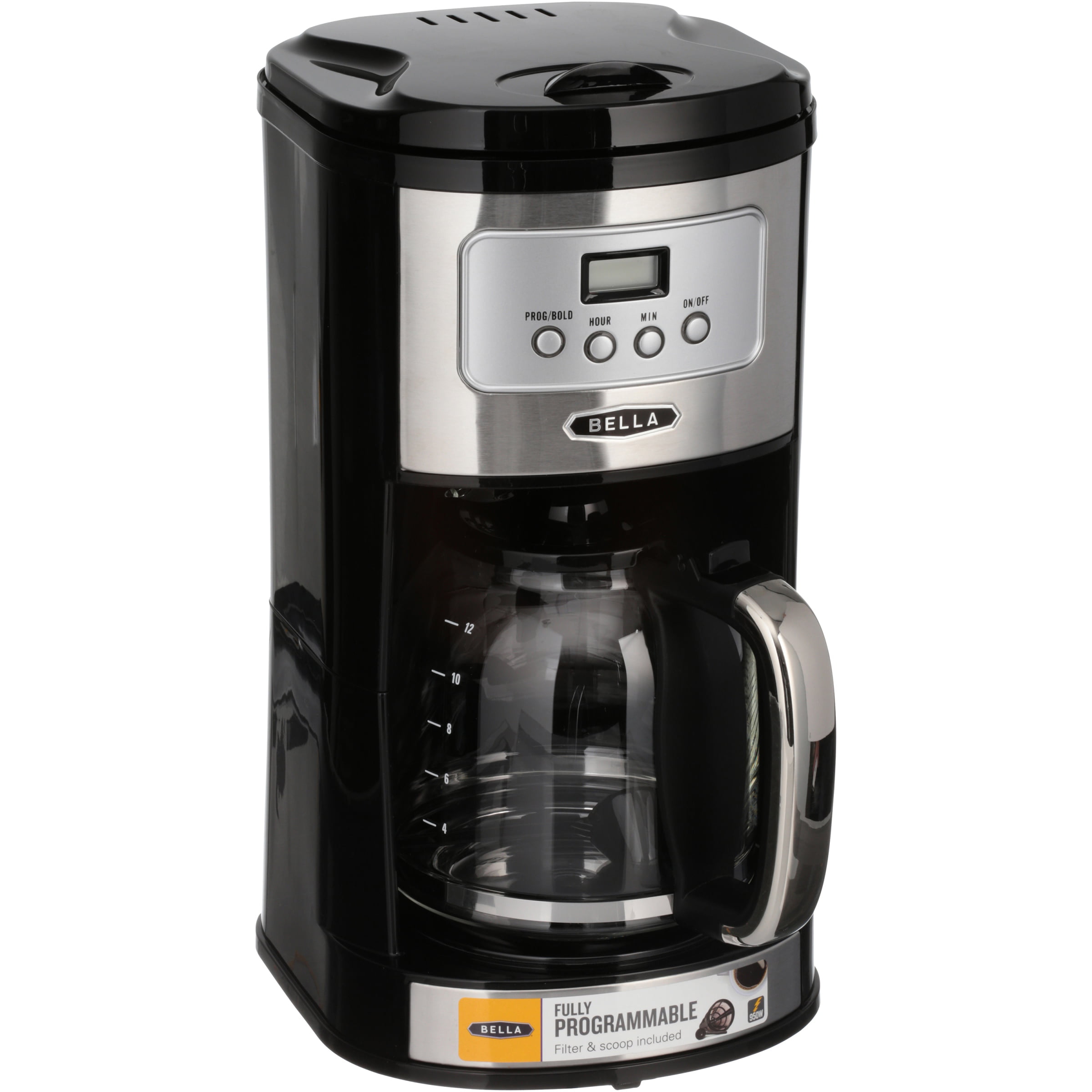 Bella 12 Cup Programable Coffee Maker Review 
