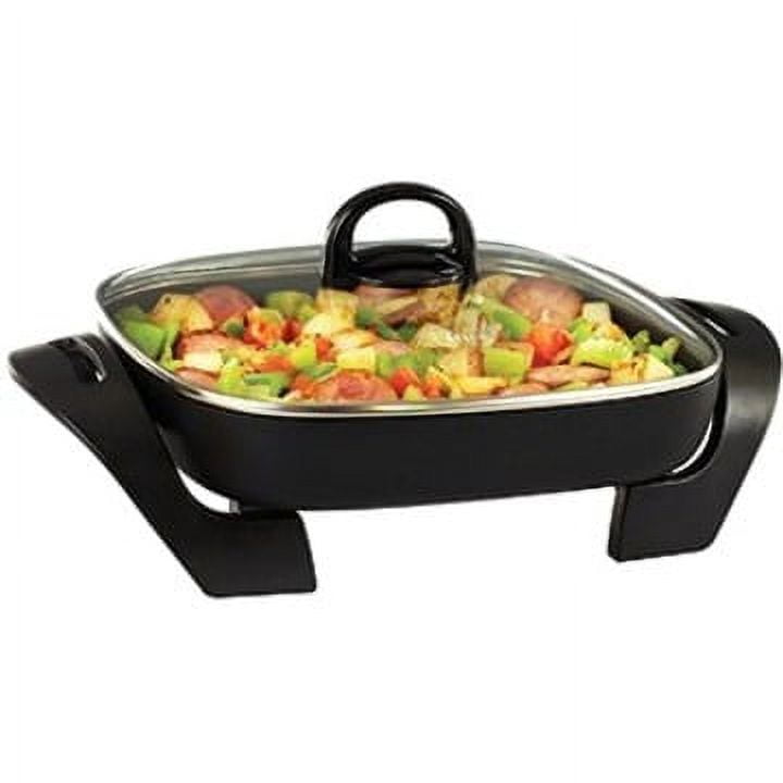 Decen Electric Skillet Non Stick Electric Frying Pan with Standing Tem –  AICOOK